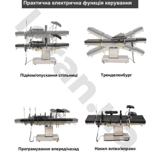 Електрогідравлічний операційний стіл Sentek MK400